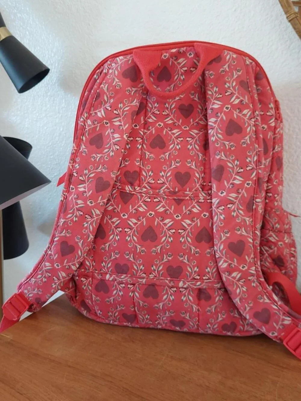 Vera Bradley imperial hearts backpack heart red valentine day